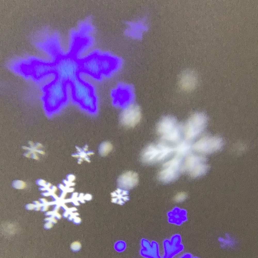 Winter snowflake scene light